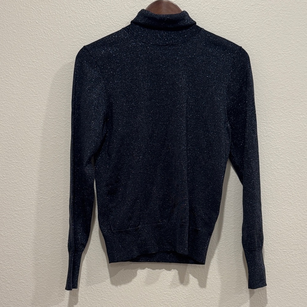kate spade Sparkling Black Turtleneck Sweater